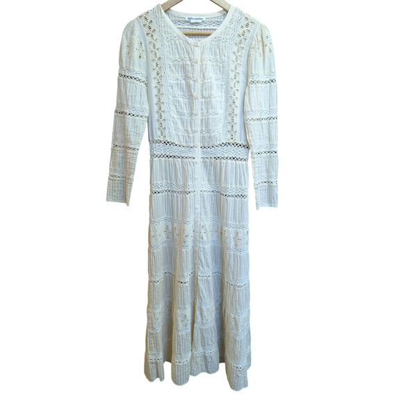 Reformation White Lace Mini Dress - Picture 5 of 8